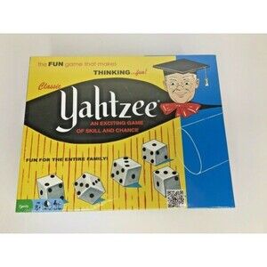 Classic Yahtzee Dice Game of Skill and Chance by Hasbro- NEW SEALED